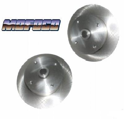 VW BUG GHIA BUGGY 4/130 REAR DISC BRAKE ROTOR PAIR 113-615-601